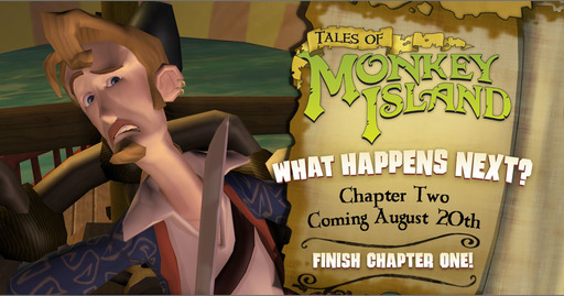 Tales of Monkey Island - Стала известной дата выхода второй главы The Siege of Spinner Cay - 20-ое августа 2009-го года