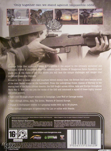 Hidden and Dangerous 2 - Зачётные обложки голд версии игры на Западе.