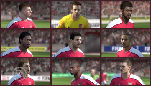FIFA 11 - Первые скриншоты лиц.