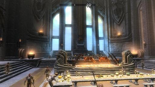Elder Scrolls V: Skyrim, The - Скриншоты дворца в Совнгарде !